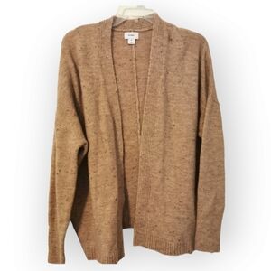 Old Navy tan open front cardigan, M